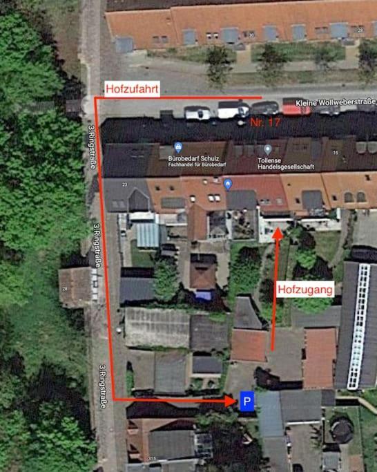 Freundliche Wohnung Mit Parkplatz Und Terrasse Neubrandenbourg Extérieur photo